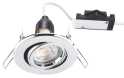 LAP Cast Tilt Downlight Chrome -Fashion Lamps 630KJ A7