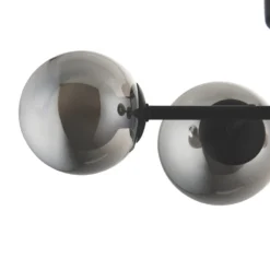 Quay Design Leo LED 4-Light Flush Light Matt Black 8W 200lm -Fashion Lamps 635VH A2