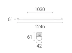 4lite Twin 4ft LED Batten 45W 4939lm 230V -Fashion Lamps 642KJ A2