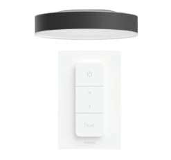 Philips Hue Ambiance Enrave LED Ceiling Light Black 9.6W 950-1220lm