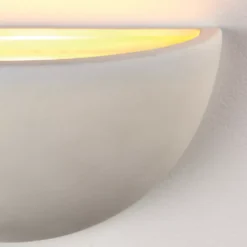 Essentials Aura Wall Light Matt White -Fashion Lamps 64536 A4