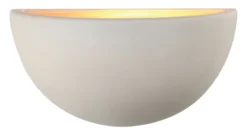 Essentials Aura Wall Light Matt White