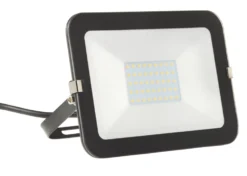 Brackenheath ISpot Outdoor LED Slimline Floodlight Black 30W 2700lm
