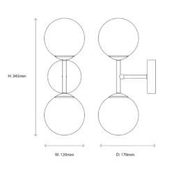 Quay Design Leo LED Wall Light Matt Black 5W 200lm 15 Quay Design Leo LED Wall Light Matt Black 5W 200lm -Fashion Lamps 655VH A7