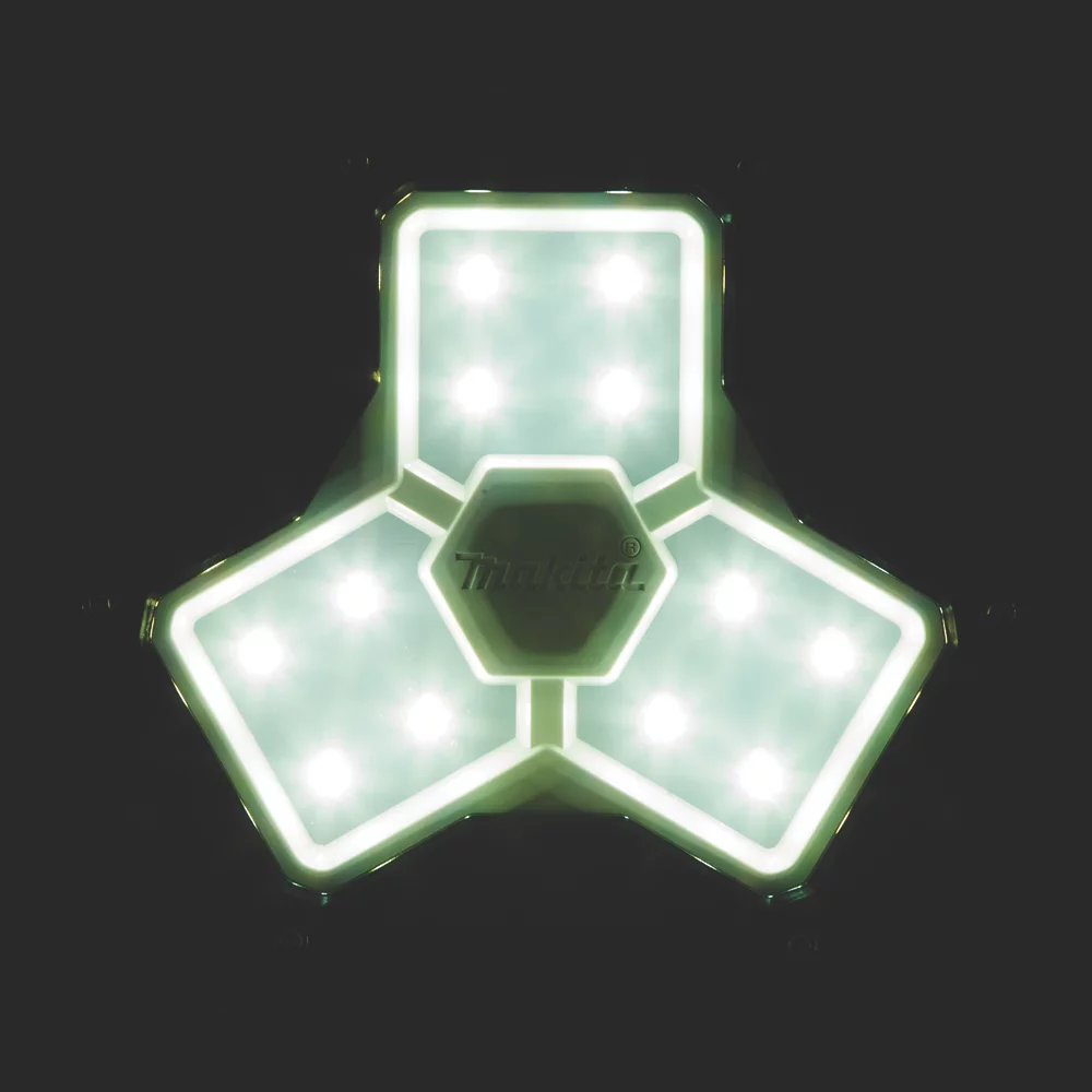 Makita DML813 2240mm 14.4/18V Li-Ion LXT Cordless Spotlight Tower Light - Bare 7 Makita DML813 2240mm 14.4/18V Li-Ion LXT Cordless Spotlight Tower Light - Bare - Image 7