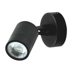 Luceco Outdoor LED Wall Light Black 5W 360lm