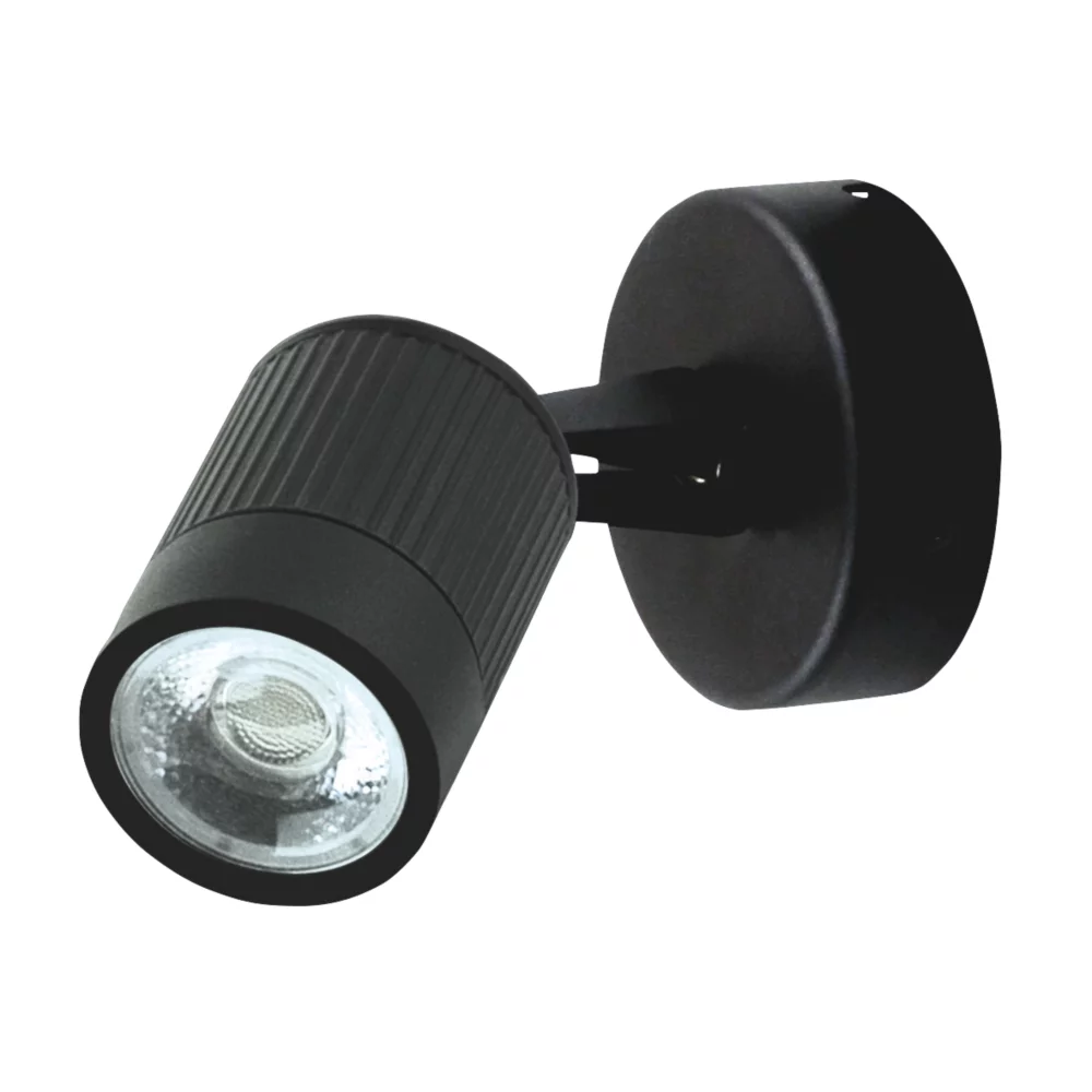 Luceco Outdoor LED Wall Light Black 5W 360lm 1 Luceco Outdoor LED Wall Light Black 5W 360lm