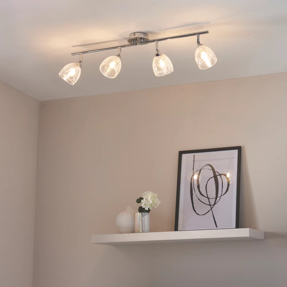 Quay Design Blair LED Bar Spotlight Chrome 10W 200lm 7 Quay Design Blair LED Bar Spotlight Chrome 10W 200lm - Image 7