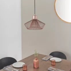 Quay Design Kuma Metal Caged Pendant Copper -Fashion Lamps 682VG A3