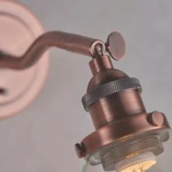 Quay Design Karlson Adjustable Wall Light Aged Copper -Fashion Lamps 698VG A3