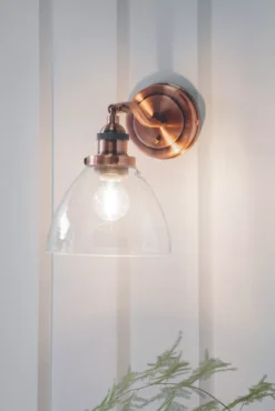 Quay Design Karlson Adjustable Wall Light Aged Copper -Fashion Lamps 698VG A6