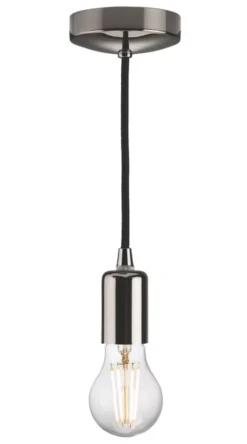 Knightsbridge 8270BN Contemporary Pendant Black Nickel -Fashion Lamps 699TY A2