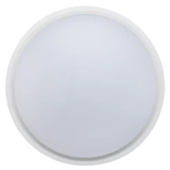 Luceco Eco Indoor & Outdoor Round LED Decorative Bulkhead Black / White 10W 700lm -Fashion Lamps 701JK A3