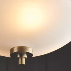 Quay Design Brooke Ceiling Flush Light Antique Brass -Fashion Lamps 704VG A3