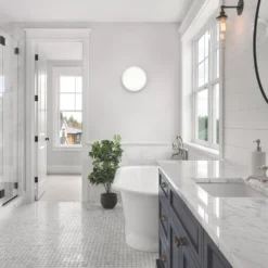 4lite LED Wall/Ceiling Light With Microwave Sensor White 18W 1847lm 7 4lite LED Wall/Ceiling Light With Microwave Sensor White 18W 1847lm -Fashion Lamps 713KK A2