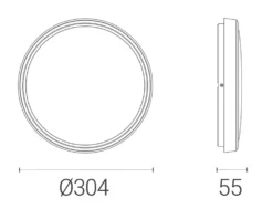 4lite LED Wall/Ceiling Light With Microwave Sensor White 18W 1847lm 9 4lite LED Wall/Ceiling Light With Microwave Sensor White 18W 1847lm -Fashion Lamps 713KK A4