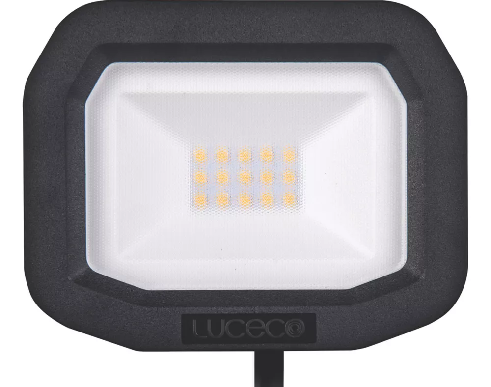 Luceco Castra Outdoor LED Floodlight Black 10W 1050lm 2 Luceco Castra Outdoor LED Floodlight Black 10W 1050lm - Image 2