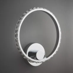 Quay Design Reena LED Integrated Wall Light Chrome 6W 580lm -Fashion Lamps 717VG A2