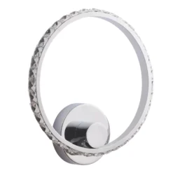 Quay Design Reena LED Integrated Wall Light Chrome 6W 580lm -Fashion Lamps 717VG A3