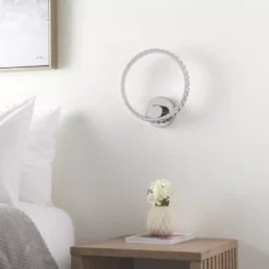 Quay Design Reena LED Integrated Wall Light Chrome 6W 580lm -Fashion Lamps 717VG A5