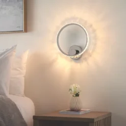 Quay Design Reena LED Integrated Wall Light Chrome 6W 580lm -Fashion Lamps 717VG A6