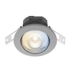 Calex SMD 220-240V 2700-6500K Adjustable Tilting Head LED Smart Downlight With Variable White Light Steel 4.9W 345lm