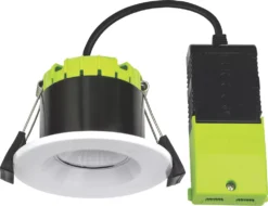 Luceco FType Compact Regressed Fixed Fire Rated LED Downlight White 4W 400lm