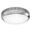 4lite Indoor Maintained Emergency Round LED Wall/Ceiling Light Chrome 13W 1100lm