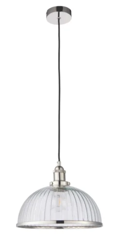 Quay Design Haze Industrial Pendant Bright Nickel -Fashion Lamps 741VG A3