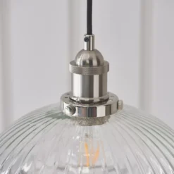 Quay Design Haze Industrial Pendant Bright Nickel -Fashion Lamps 741VG A5