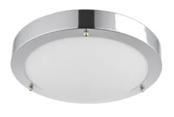 Saxby Anchorage LED Bathroom Ceiling Light Chrome 9W 650lm