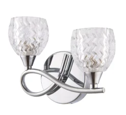 Quay Design Isabella LED Twin Wall Light Chrome 2.5W 200lm 11 Quay Design Isabella LED Twin Wall Light Chrome 2.5W 200lm -Fashion Lamps 748VH A3