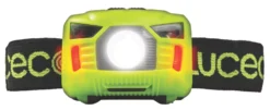 Luceco Rechargeable LED Head Torch Green 150lm -Fashion Lamps 763JK A2
