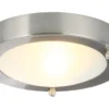 Spa Canis Bathroom Ceiling Light Stainless Steel