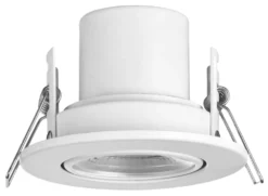 LAP Cosmoseco Tilt Fire Rated LED Downlight White 5.8W 450lm