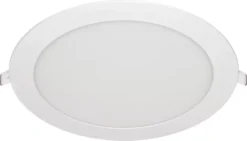 Luceco ECO Circular Fixed LED Low Profile Slimline Downlight White 22W 1530lm