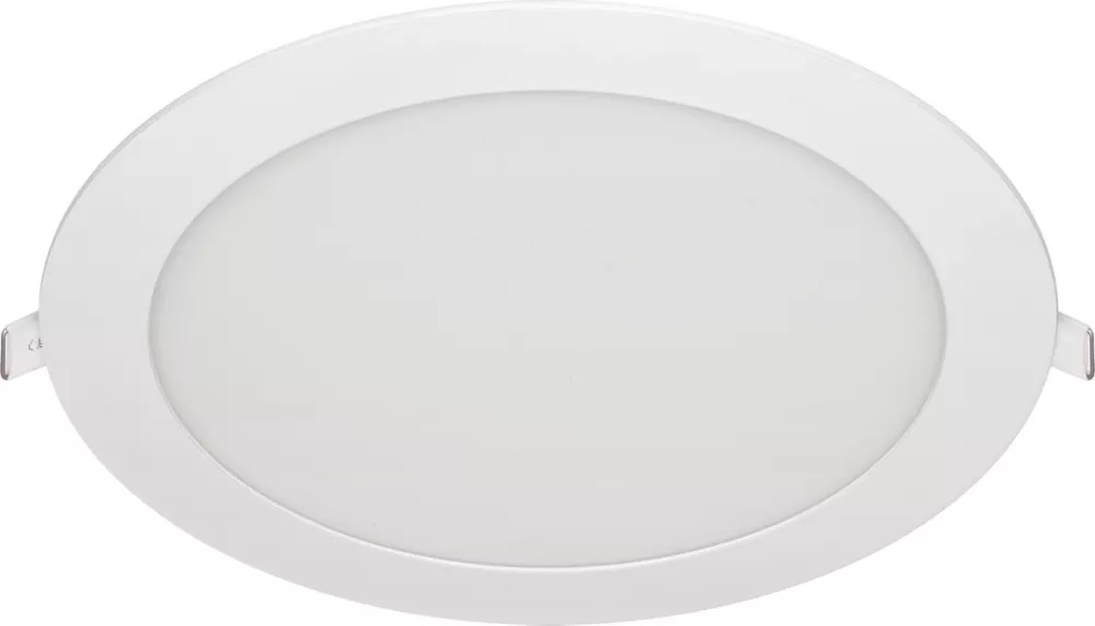 Luceco ECO Circular Fixed LED Low Profile Slimline Downlight White 22W 1530lm 1 Luceco ECO Circular Fixed LED Low Profile Slimline Downlight White 22W 1530lm