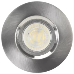LAP Fixed LED Downlight Brushed Nickel 4.5W 400lm -Fashion Lamps 801PP A2