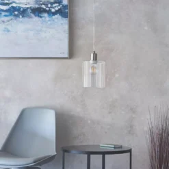 Quay Design Tabitha Ceiling Pendant Brushed Nickel -Fashion Lamps 804VG A3