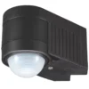 Zinc ALIA Indoor & Outdoor Black PIR Corner Sensor 360°
