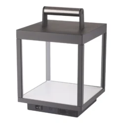 4lite Rechargeable LED Portable Lantern With Power Bank Black 353lm