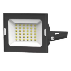 4lite Outdoor LED Floodlight Black 30W 2550lm