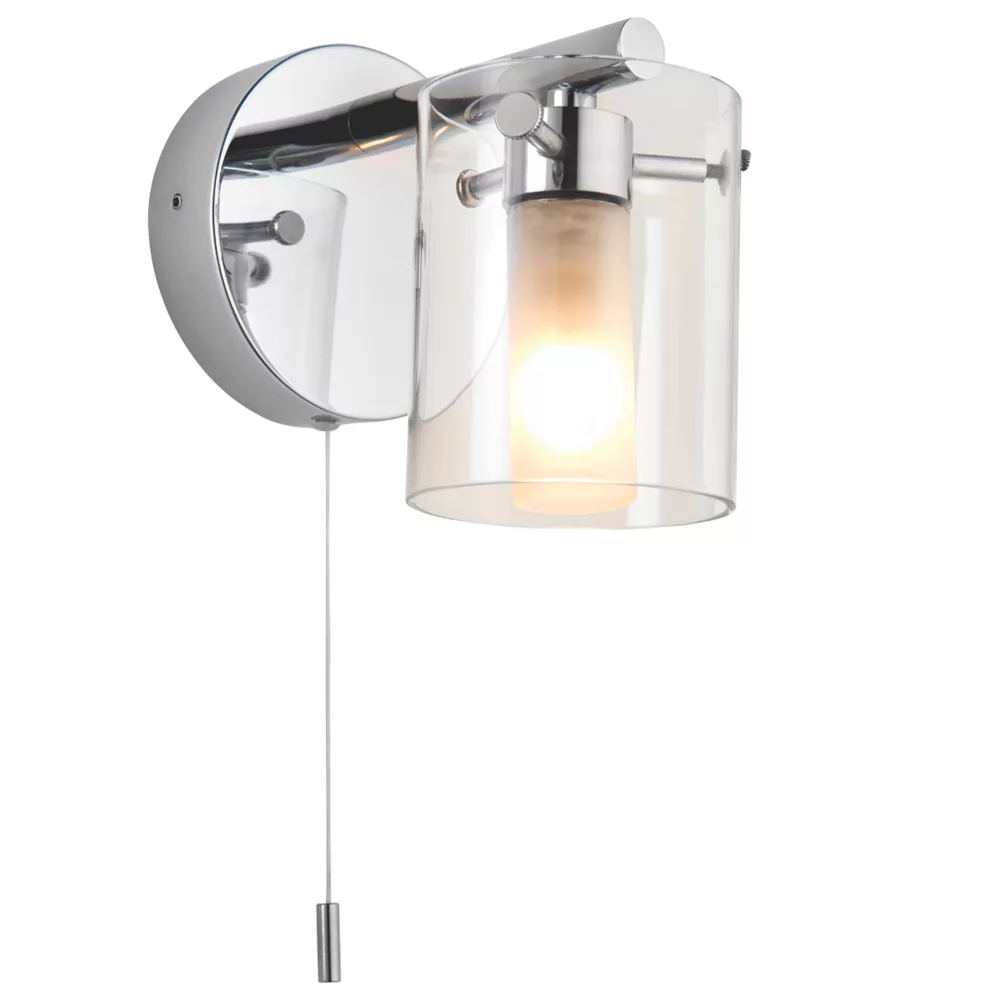 Quay Design Ava LED Bathroom Wall Light Chrome 2.5W 200lm 4 Quay Design Ava LED Bathroom Wall Light Chrome 2.5W 200lm - Image 4