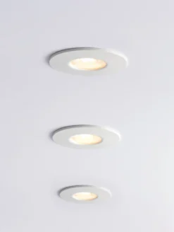 LAP CosmosPro Fixed Fire Rated LED Downlight White 7W 800lm -Fashion Lamps 834PG A6