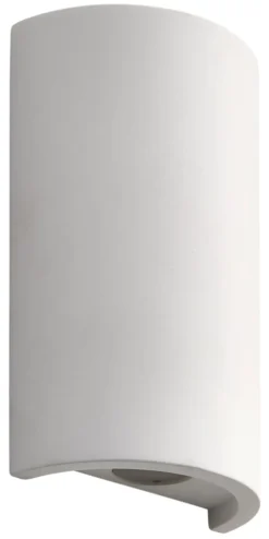 Saxby LED Plaster Up & Down Wall Light White 4W 460lm