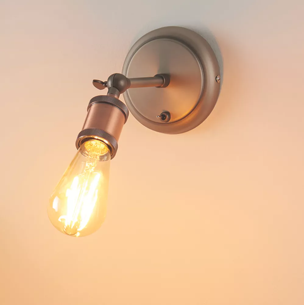 Quay Design Stafford LED Wall Light Aged Pewter 2W 210lm 1 Quay Design Stafford LED Wall Light Aged Pewter 2W 210lm