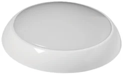Robus Golf Indoor & Outdoor Maintained Or Non-Maintained Emergency Round LED Bulkhead With Battery Backup White 12.1W 830 / 910 / 900lm