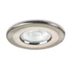Collingwood H2 Pro Dusk Fixed Fire Rated LED Downlight Brushed Steel 8.2W 530lm