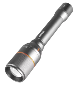 Nebo Davinci 5000 Rechargeable LED Torch With Power Bank Grey 5000lm