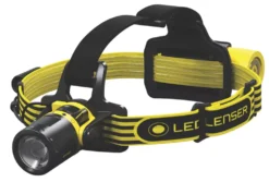 LEDlenser EXH8 Rechargeable LED ATEX Head Torch Yellow 50 - 180lm